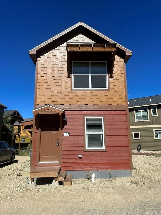 view of rear view of house