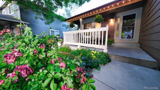 5150 Morning Glory Pl, Highlands Ranch, CO 80130 - property entrance with brick siding