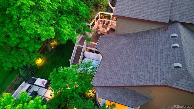 5150 Morning Glory Pl, Highlands Ranch, CO 80130 - aerial view of property and surrounding area