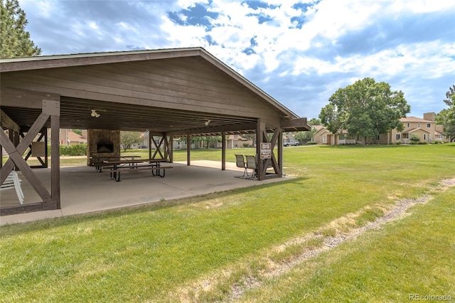 8463 Everett Way Unit B, Arvada, CO 80005 - surrounding community featuring a yard, a gazebo, and a patio