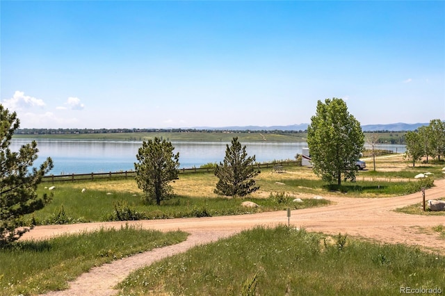 8463 Everett Way Unit B, Arvada, CO 80005 - water view with a mountainous background
