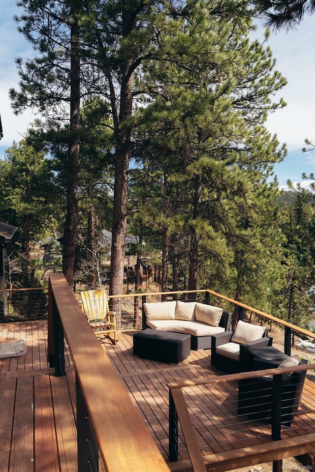 30938 Niakwa Rd, Evergreen, CO 80439 - deck with outdoor lounge area