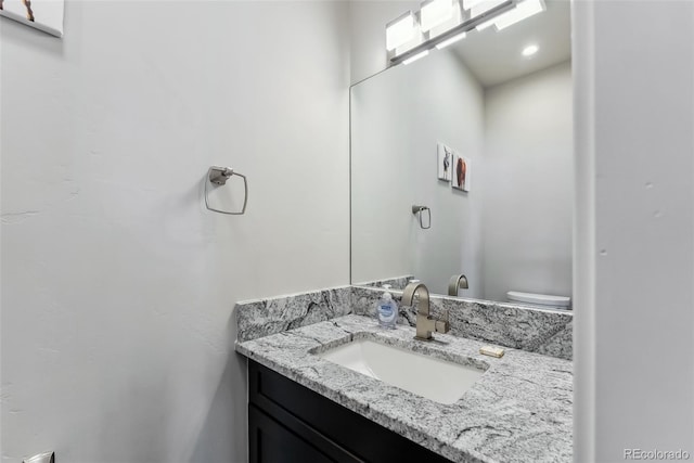 255 Flannigan Cir, Alma, CO 80420 - bathroom with vanity and toilet