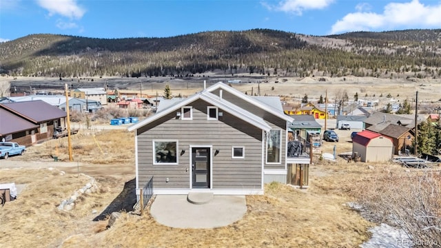 255 Flannigan Cir, Alma, CO 80420 - view of front facade featuring a mountain view