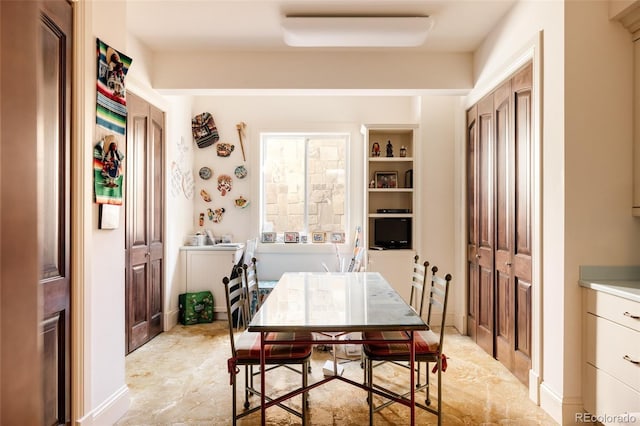 view of dining space