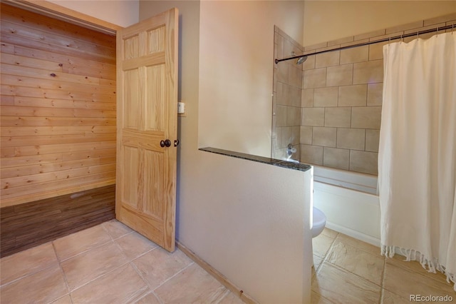 1245 Blossom Rd, Woodland Park, CO 80863 - bathroom with shower / bath combo and toilet