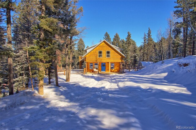 1245 Blossom Rd, Woodland Park, CO 80863 - view of yard covered in snow