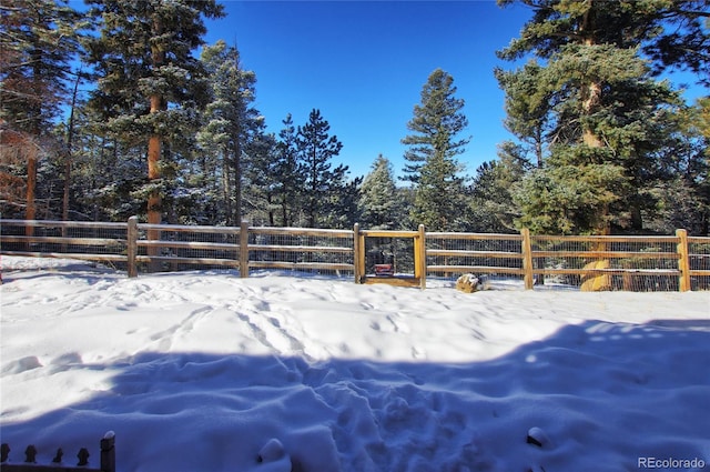 1245 Blossom Rd, Woodland Park, CO 80863 - view of yard covered in snow