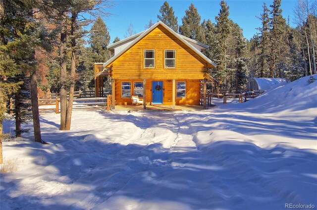 1245 Blossom Rd, Woodland Park, CO 80863 - view of front facade