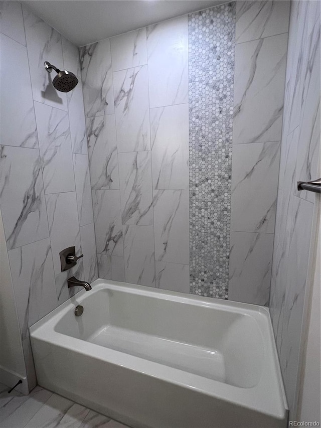 bathroom featuring shower / bathtub combination