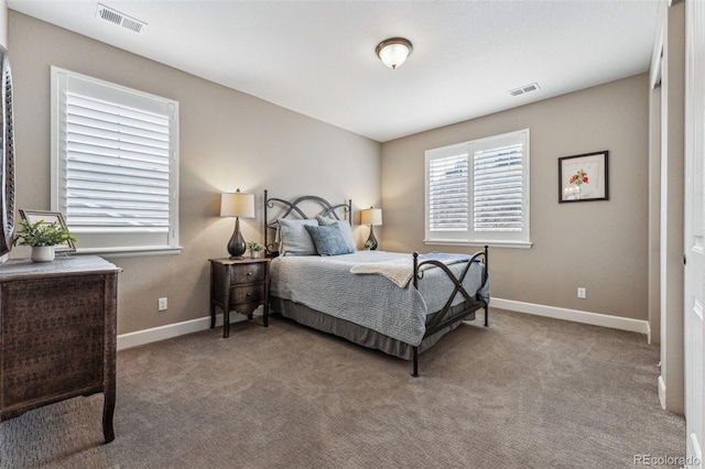 4937 Hogback Ridge Rd, Morrison, CO 80465 - bedroom with baseboards, carpet flooring, and visible vents