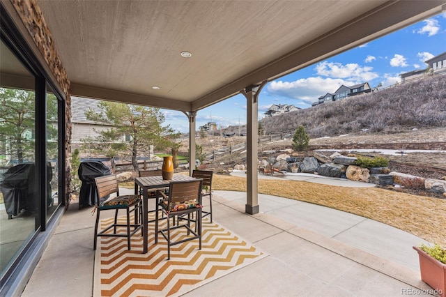 4937 Hogback Ridge Rd, Morrison, CO 80465 - view of patio with a grill