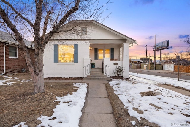 bungalow with a porch