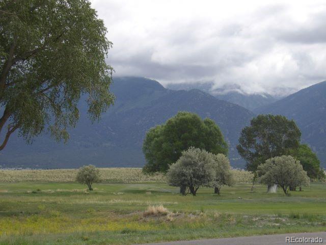 mountain view with a rural view