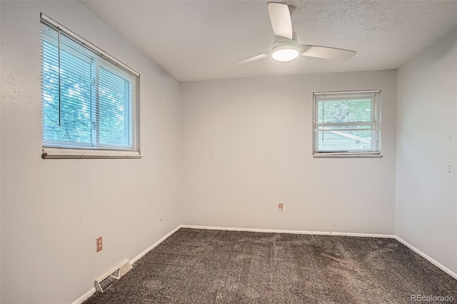 5274 Alkire St, Arvada, CO 80002 - carpeted empty room featuring ceiling fan and a textured ceiling
