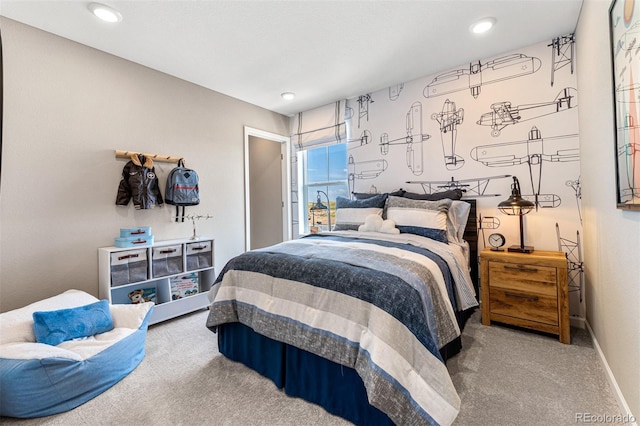 23782 E 33rd Pl, Aurora, CO 80019 - carpeted bedroom featuring baseboards and recessed lighting