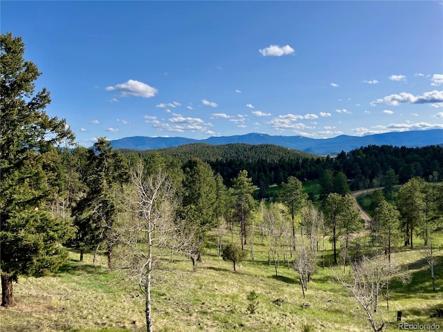 view of property view of mountains