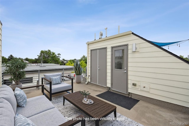 1711 Hooker St Unit 2, Denver, CO 80204 - view of patio / terrace featuring an outdoor hangout area