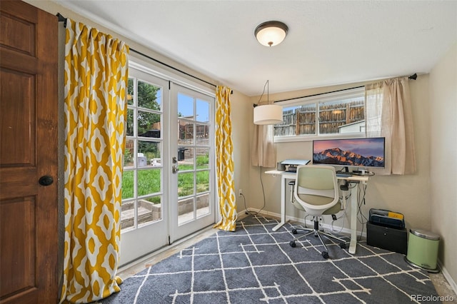 9150 Fir Dr, Thornton, CO 80229 - office space featuring baseboards and french doors