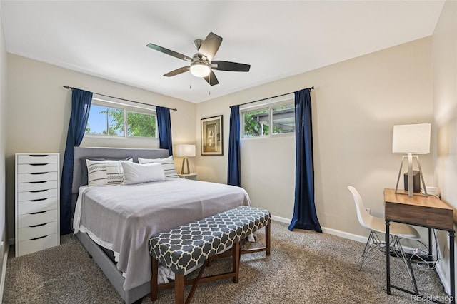 9150 Fir Dr, Thornton, CO 80229 - carpeted bedroom featuring baseboards and a ceiling fan
