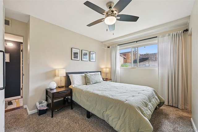 9150 Fir Dr, Thornton, CO 80229 - carpeted bedroom featuring baseboards and ceiling fan