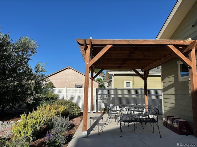 26 S Trailside Cir Unit A, Salida, CO 81201 - view of patio / terrace with outdoor dining space