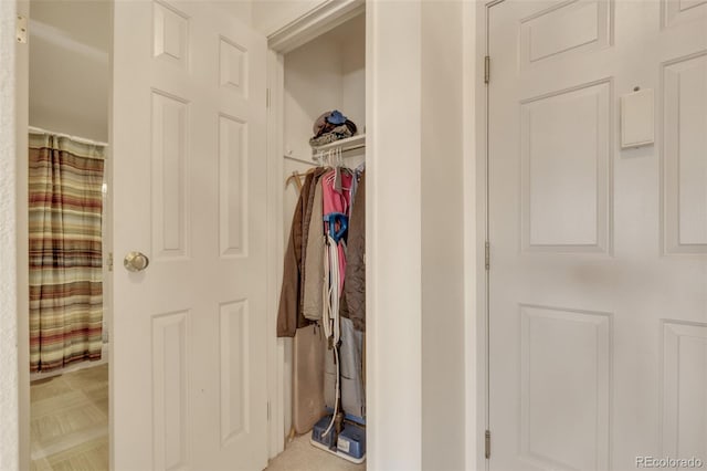 view of closet