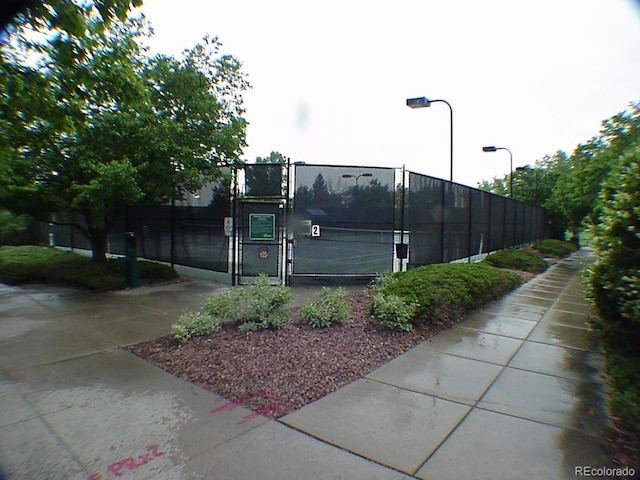 877 Eldorado Dr, Superior, CO 80027 - view of tennis court with a gate