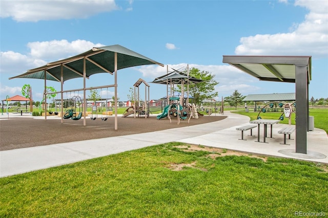 503 S Rollie Ave Unit 13C, Fort Lupton, CO 80621 - community play area featuring a gazebo and a lawn