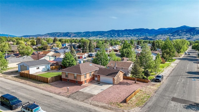 410 W 16th St, Salida, CO 81201 - aerial view of residential area featuring a mountainous background