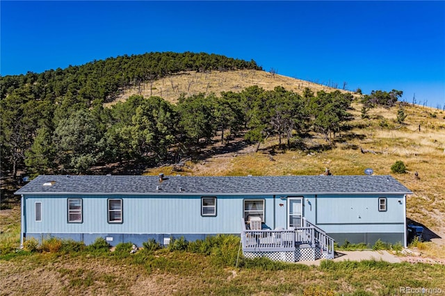 view of manufactured / mobile home