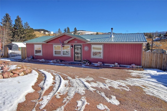 view of ranch-style home