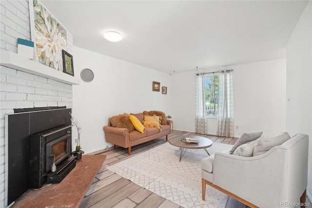 living room featuring wood finished floors