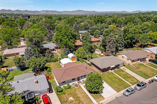 3055 S Winona Ct, Denver, CO 80236 - aerial perspective of suburban area with a mountainous background