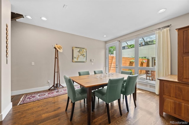 2730 Hooker St, Denver, CO 80211 - dining room with wood finished floors and recessed lighting