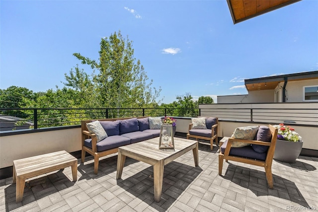 2730 Hooker St, Denver, CO 80211 - view of patio featuring an outdoor living space