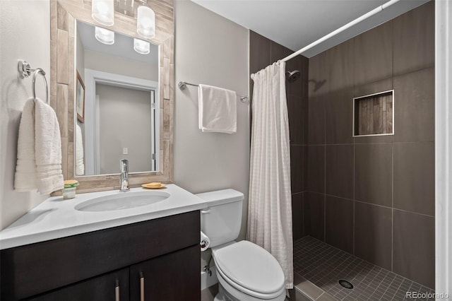 2730 Hooker St, Denver, CO 80211 - full bath with vanity and a tile shower