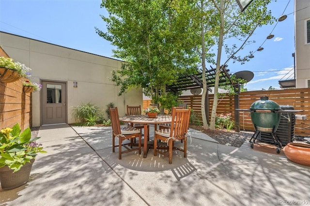 2730 Hooker St, Denver, CO 80211 - view of patio with a grill and outdoor dining space