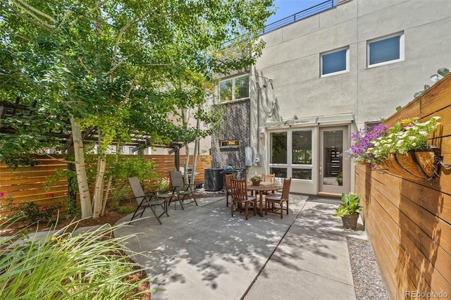 2730 Hooker St, Denver, CO 80211 - view of patio with outdoor dining area