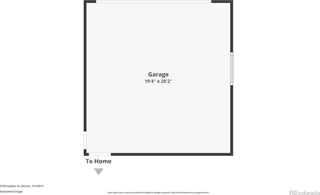 2730 Hooker St, Denver, CO 80211 - view of room layout