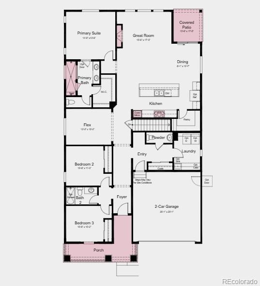16554 W 93rd Way, Arvada, CO 80007 - view of property floor plan