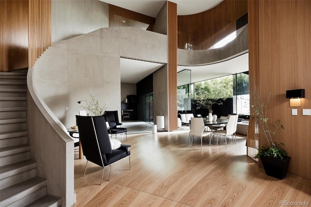 9 Sedgwick Dr, Englewood, CO 80113 - building lobby featuring a towering ceiling and stairway