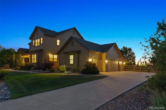 5605 Killen Ave, Castle Rock, CO 80104 - view of front of home featuring a garage and concrete driveway