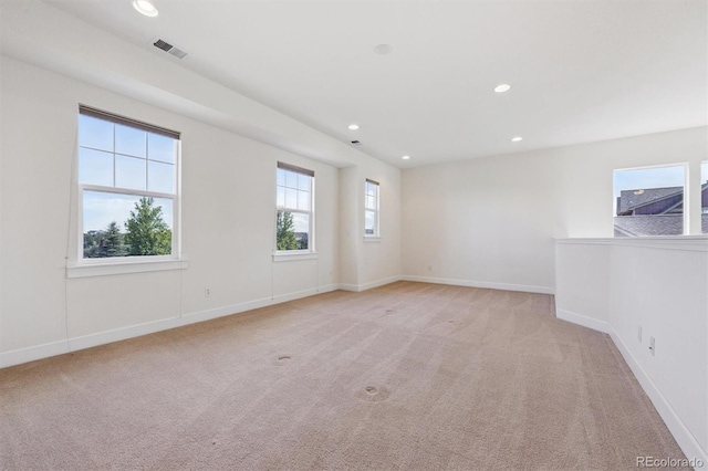 5605 Killen Ave, Castle Rock, CO 80104 - unfurnished room with light carpet and recessed lighting