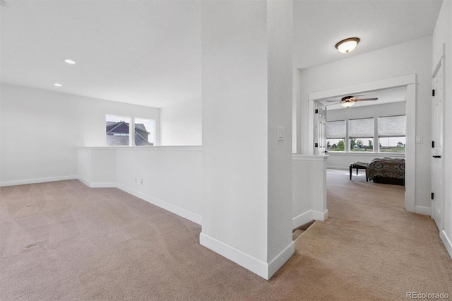 5605 Killen Ave, Castle Rock, CO 80104 - hallway with carpet floors and recessed lighting