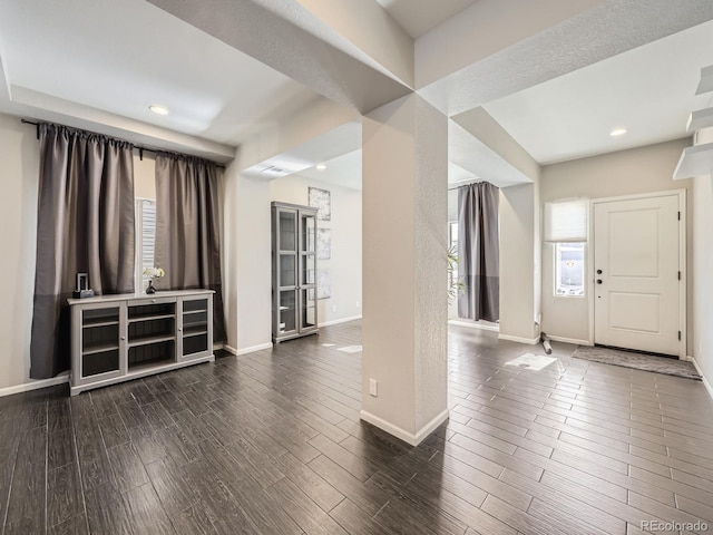 view of unfurnished living room