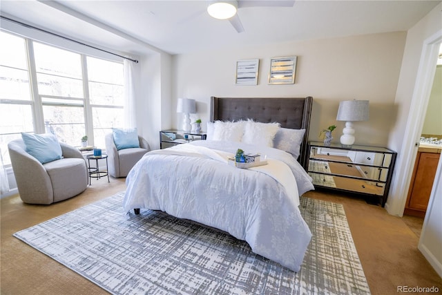 451 S Reed St, Lakewood, CO 80226 - bedroom featuring carpet flooring and a ceiling fan