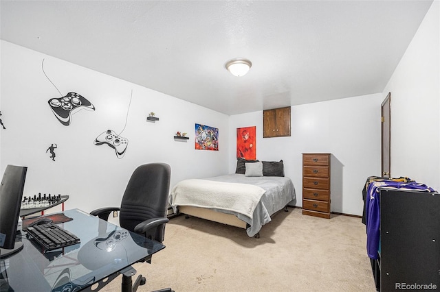 4844 E 110th Pl, Thornton, CO 80233 - bedroom featuring light carpet and an office area