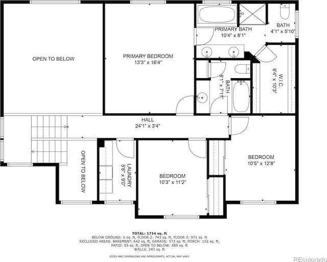 4626 Dancing Rain Way, Colorado Springs, CO 80911 - view of property floor plan