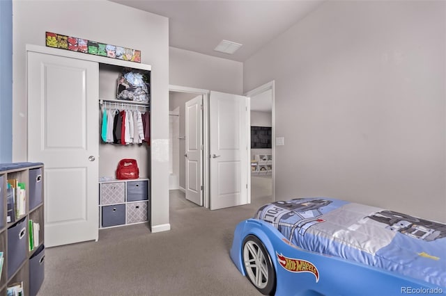 6990 E 132nd Pl, Thornton, CO 80602 - bedroom with carpet flooring and a closet